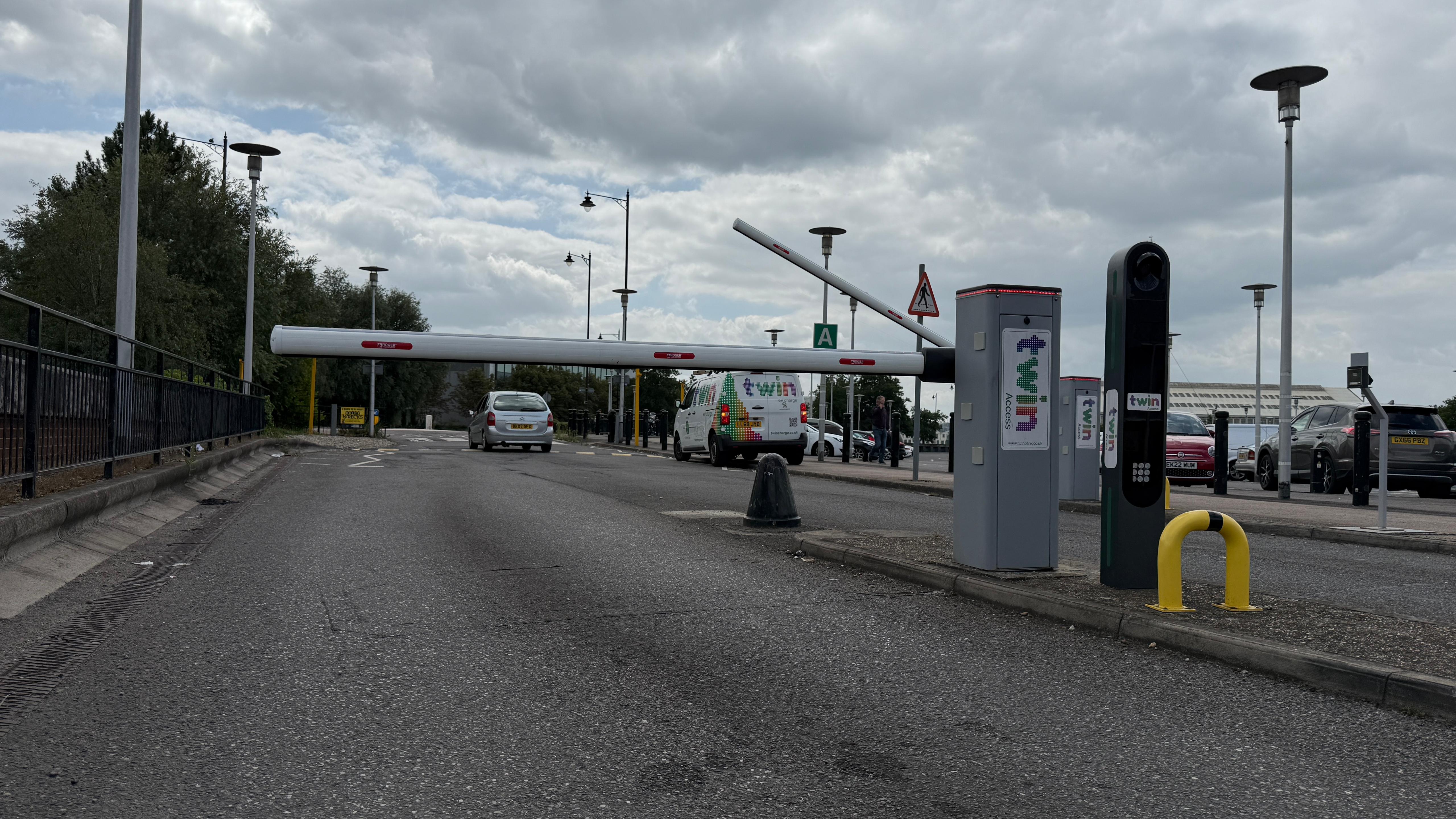 Parking barrier systems and parking payment terminals installed at Dockside Shopping Centre