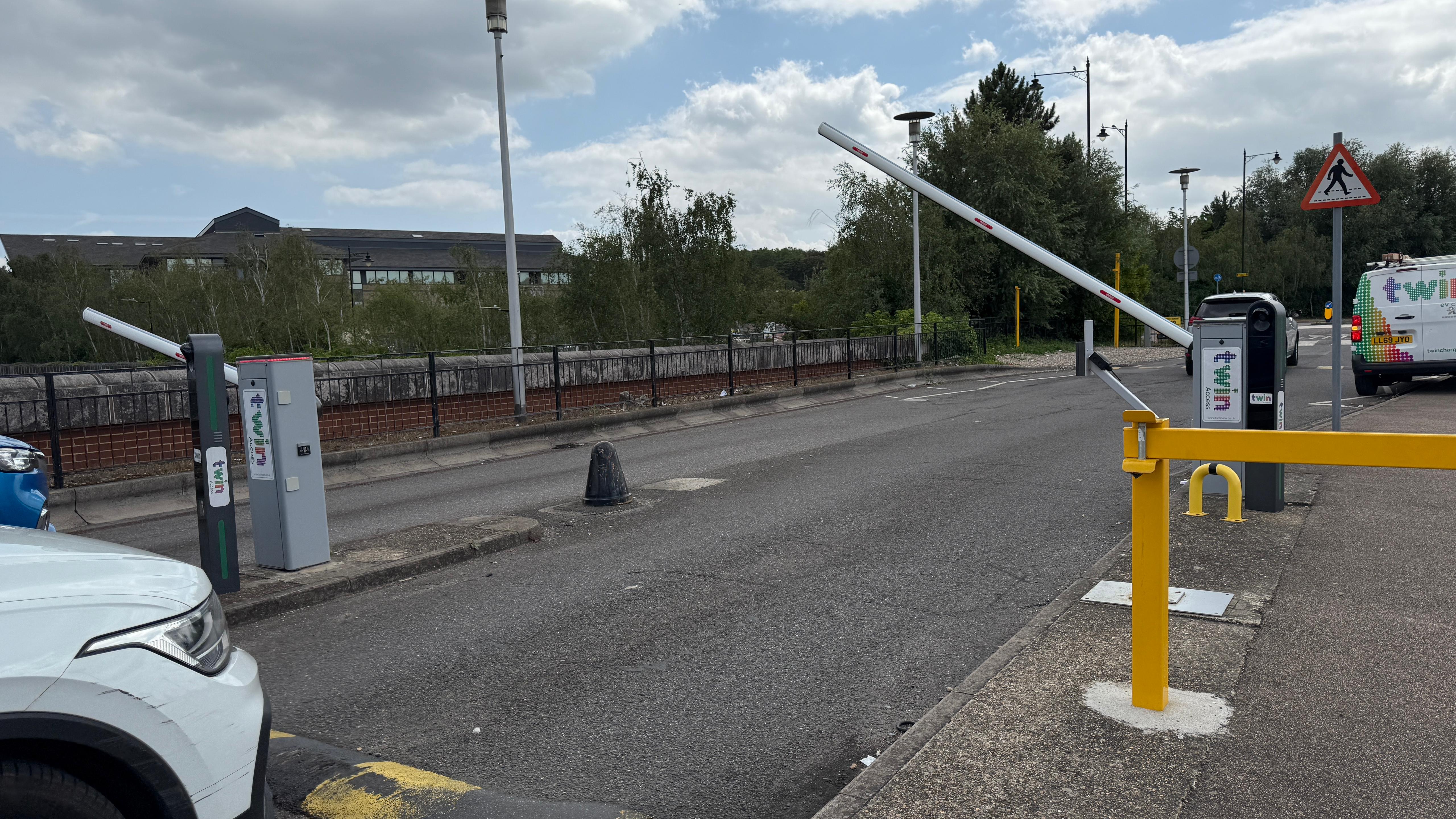 Parking barrier systems and parking payment terminals installed at Dockside Shopping Centre