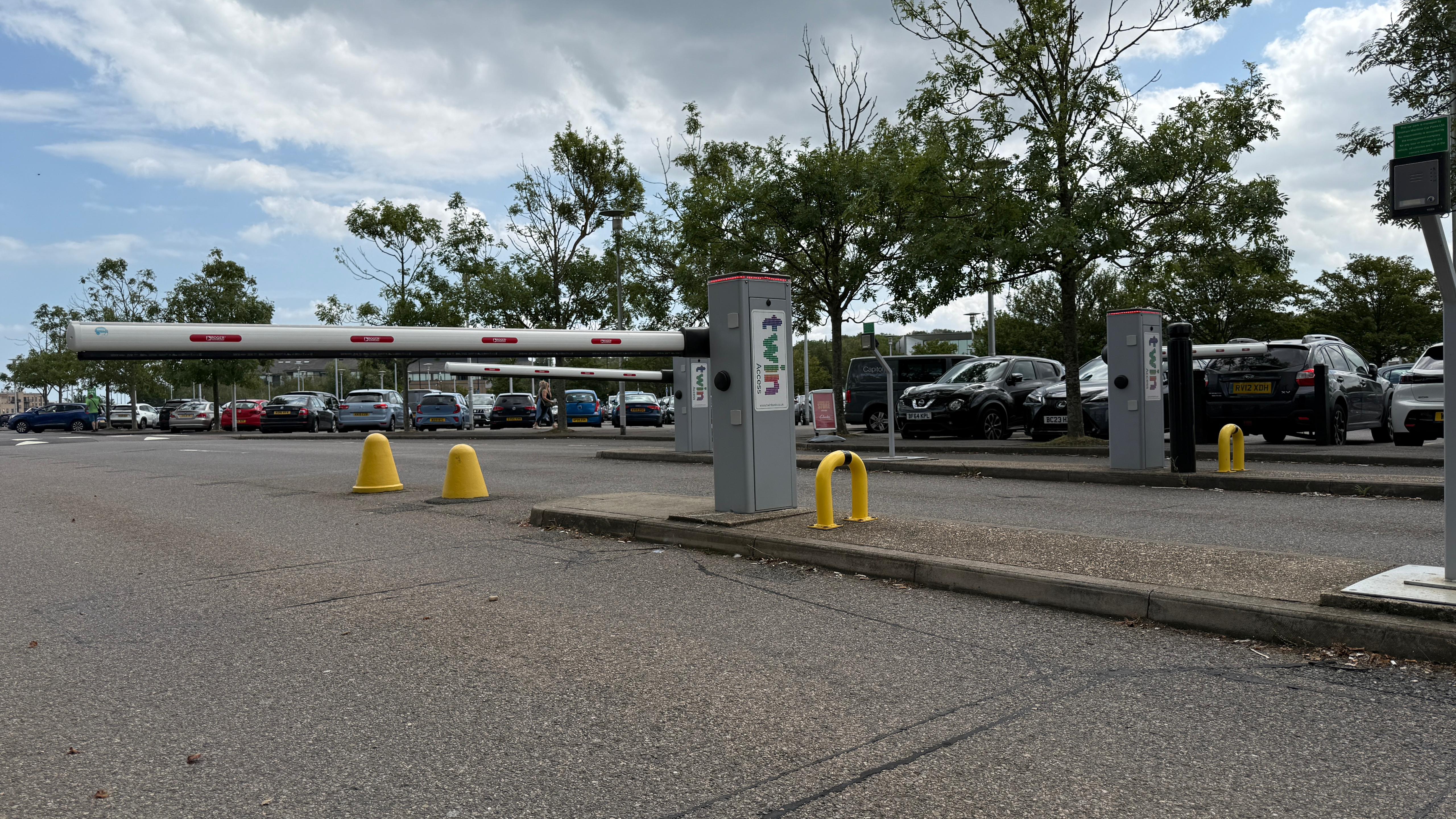 Parking barrier systems and parking payment terminals installed at Dockside Shopping Centre