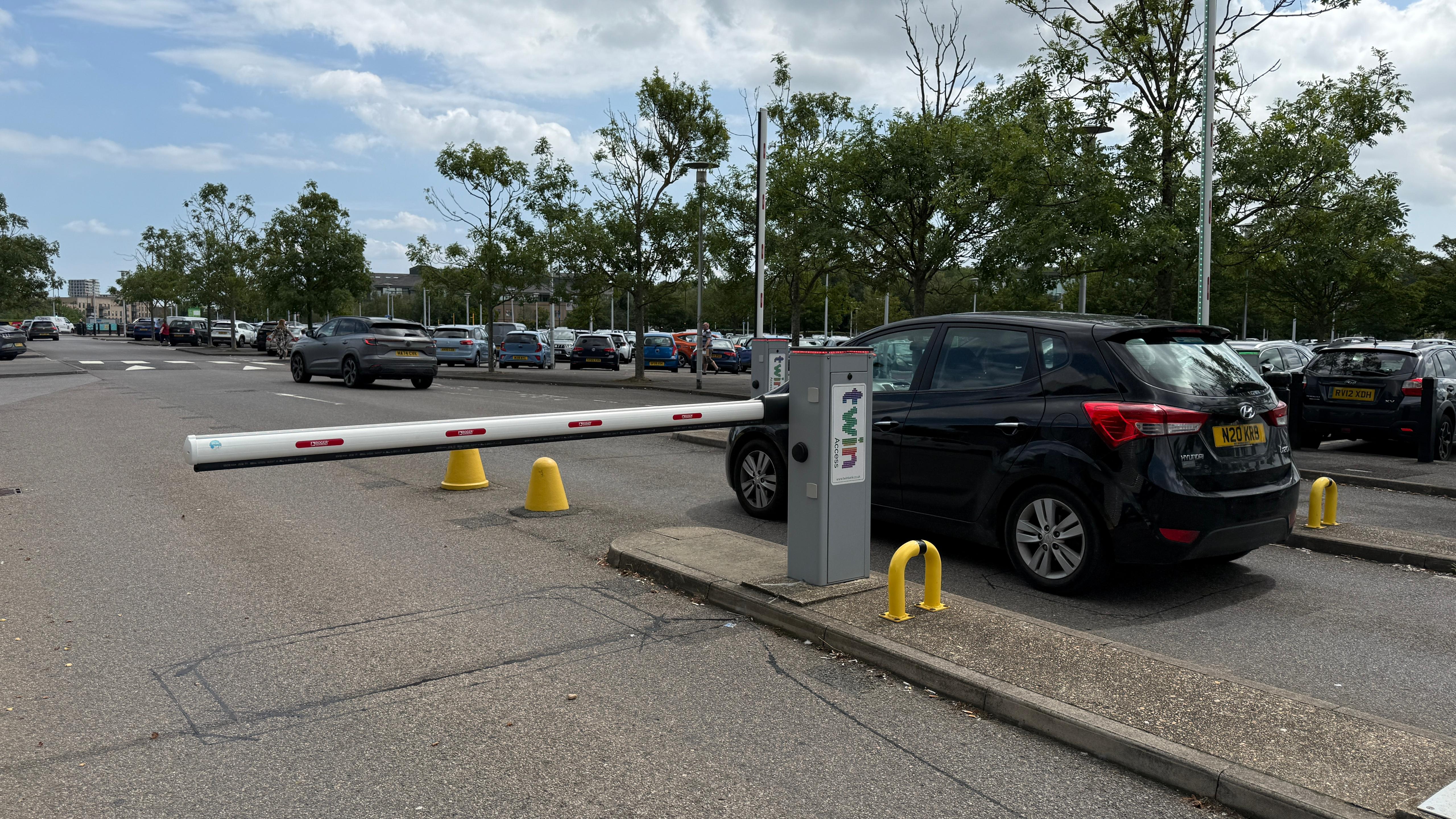 Parking barrier systems and parking payment terminals installed at Dockside Shopping Centre