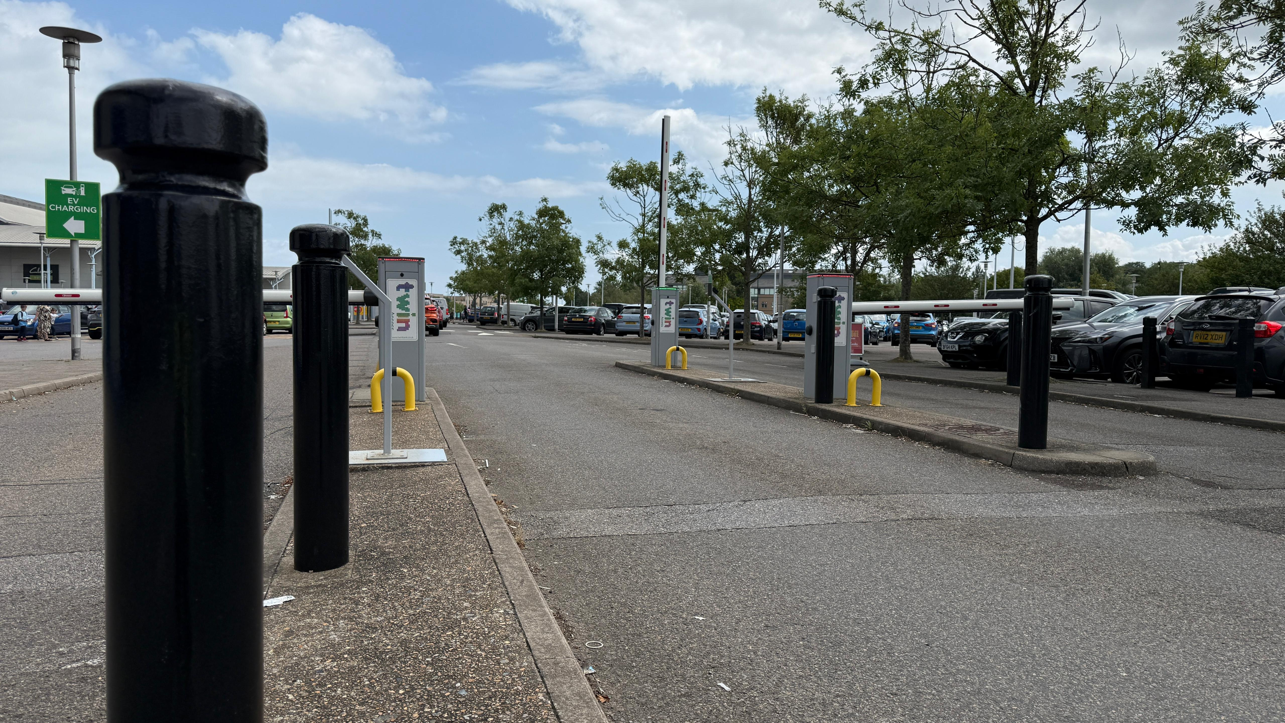Parking barrier systems and parking payment terminals installed at Dockside Shopping Centre