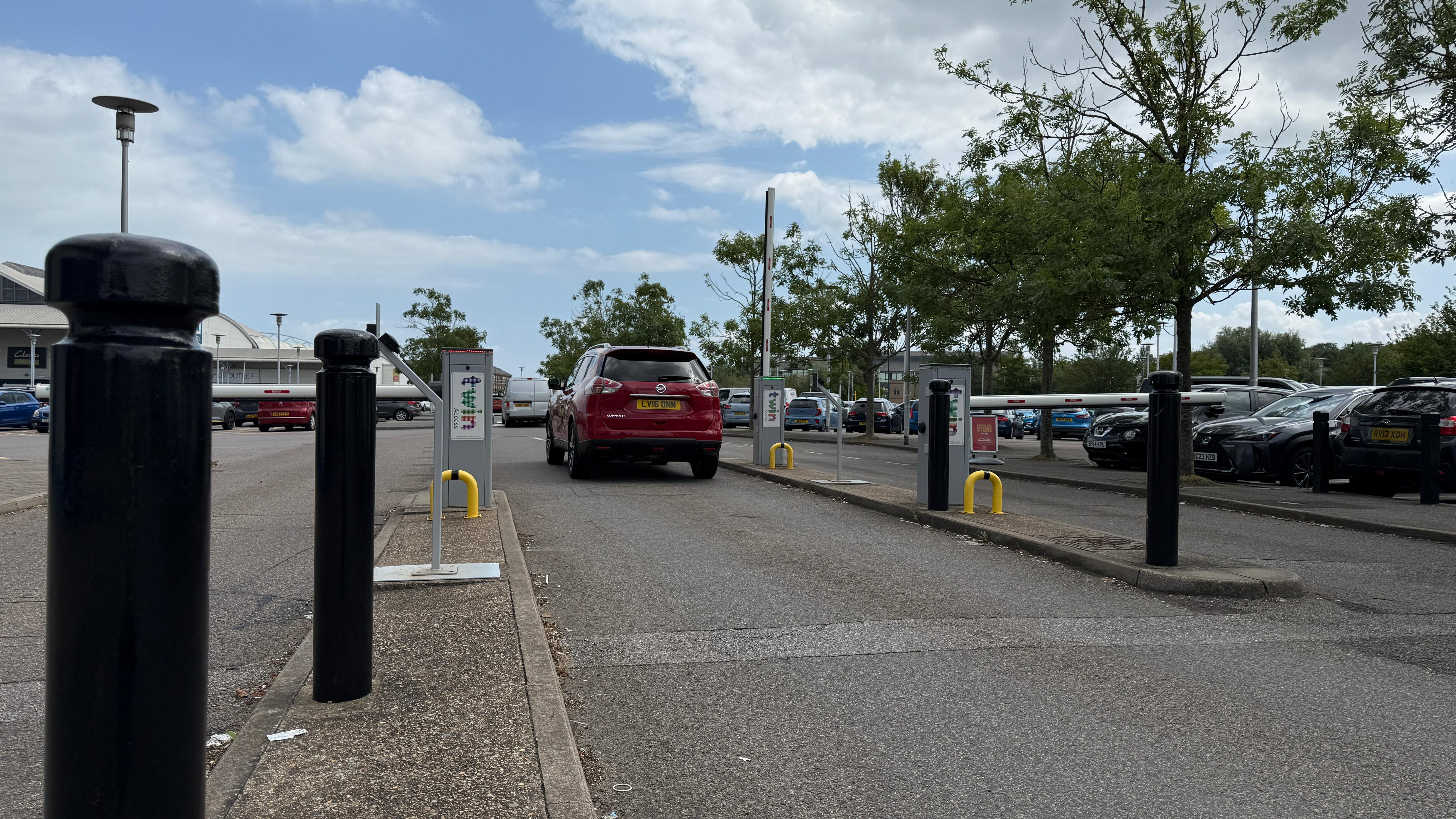 Parking barrier systems and parking payment terminals installed at Dockside Shopping Centre