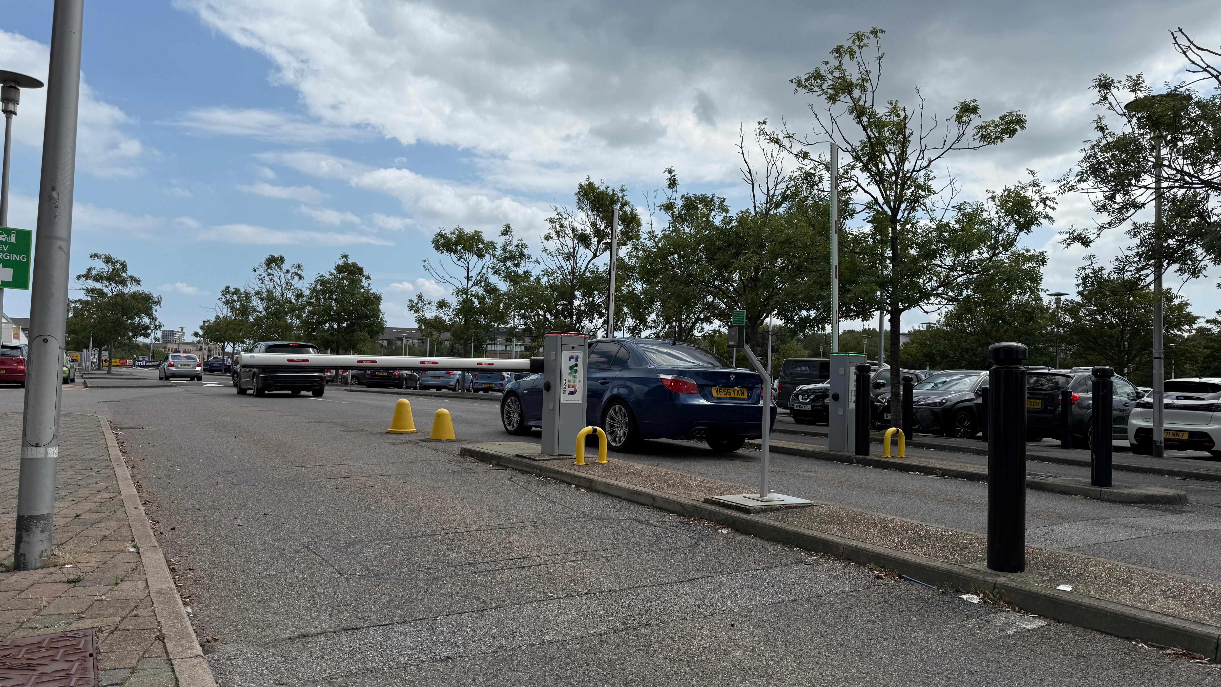 Parking barrier systems and parking payment terminals installed at Dockside Shopping Centre